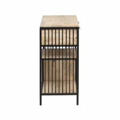 Console en bois de manguier et métal Héloïse