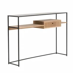 Console en bois et métal Ortense