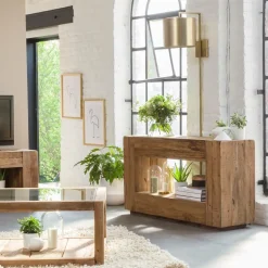 Console en bois recyclé Blaise