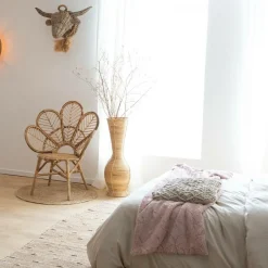 Décoration murale taureau en rotin Rattan