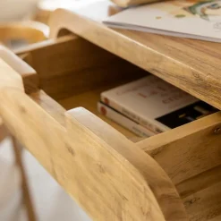 Etagère murale arrondie en bois d'acacia Orane