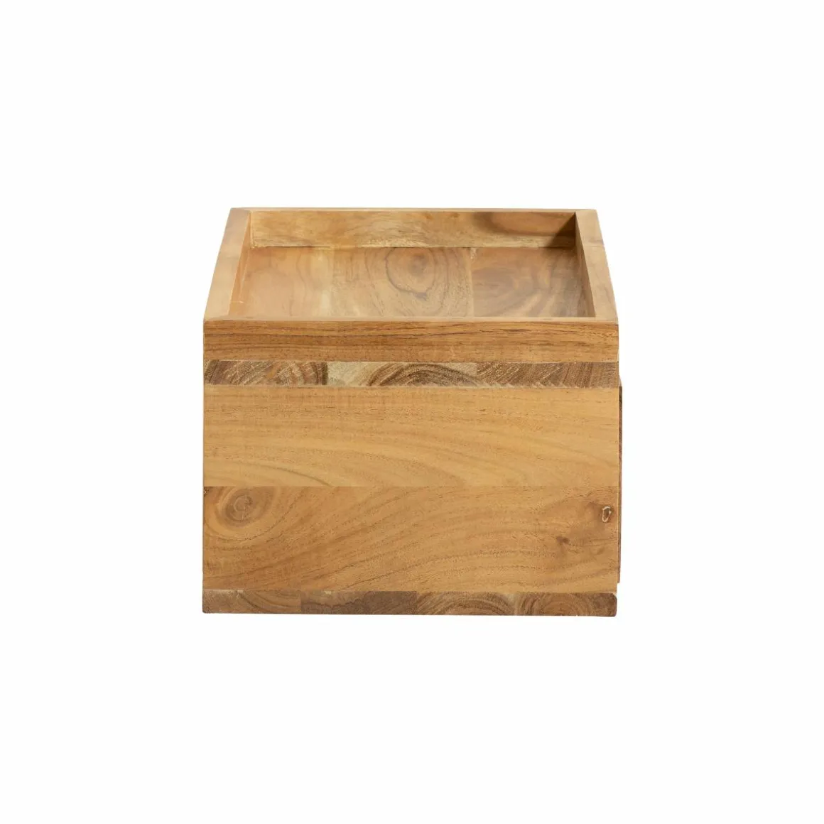 Etagère murale carrée en bois d'acacia Orane