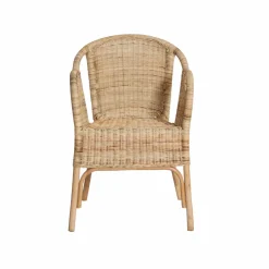 Fauteuil de jardin en rotin Nohan