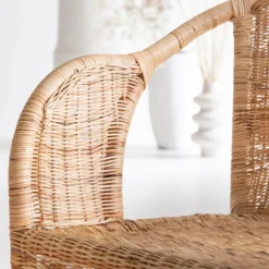 Fauteuil de jardin en rotin Nohan