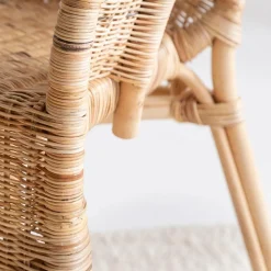 Fauteuil de jardin en rotin Nohan