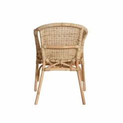 Fauteuil de jardin en rotin Nohan