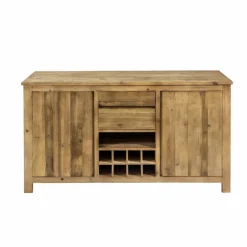 Ilot central en bois recyclé Garance