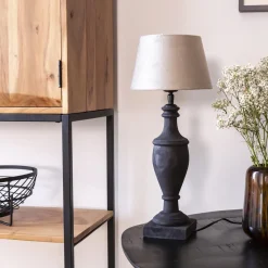 Lampe à  poser en bois de manguier Will