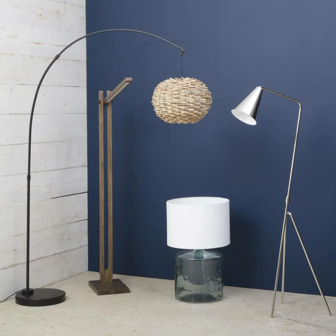 Lampe sur pied articulé LED Malone