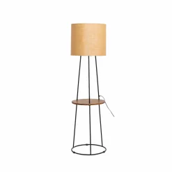Lampe sur pied avec tablette en jute Odessa