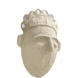 Masque avec couronne en papier mâché Antoine