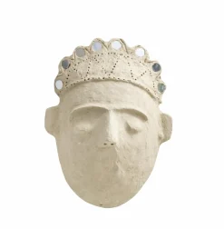 Masque avec couronne en papier mâché Antoine