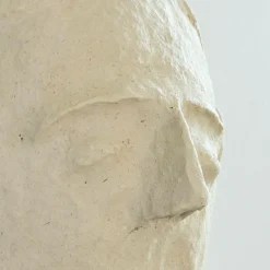 Masque ovale en papier mâché Antoine