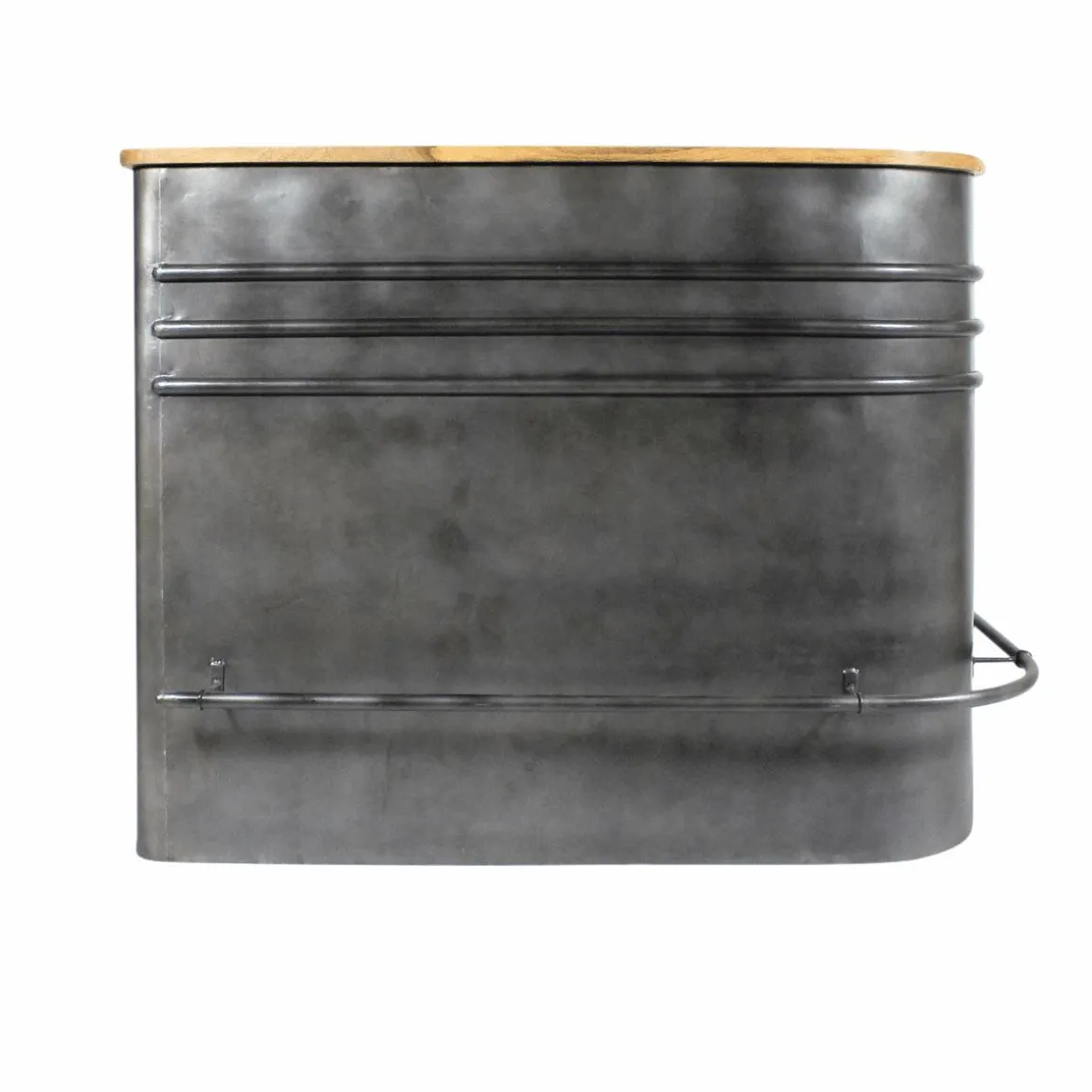 Meuble bar en angle en métal Locker