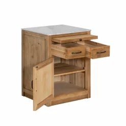 Meuble bas de cuisine 2 tiroirs, 1 porte Epure