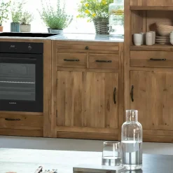 Meuble bas de cuisine 2 tiroirs, 1 porte Epure