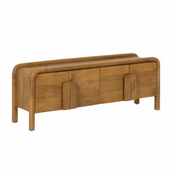 Meuble TV 4 portes en bois de manguier Féodor