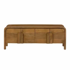 Meuble TV 4 portes en bois de manguier Féodor