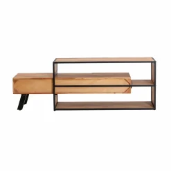 Meuble TV en bois d'acacia Ernest