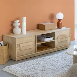 Meuble TV en bois de manguier Lioris