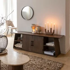 Meuble TV en bois de manguier Daniella