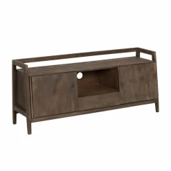 Meuble TV en bois de manguier marron Emile