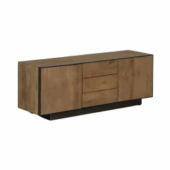 Meuble TV en bois de manguier et métal Isil