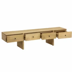 Meuble TV en bois de manguier 4 tiroirs Amara