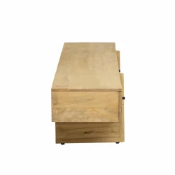 Meuble TV en bois de manguier 4 tiroirs Amara