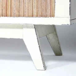 Meuble TV en bois effet patiné Clémentine