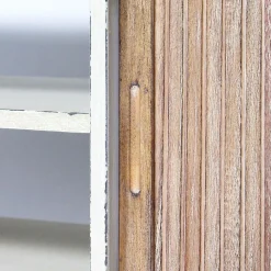 Meuble TV en bois effet patiné Clémentine