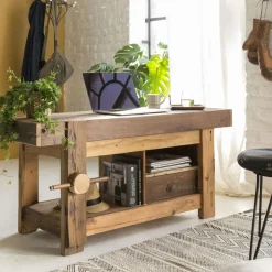 Meuble TV en bois recyclé Hector