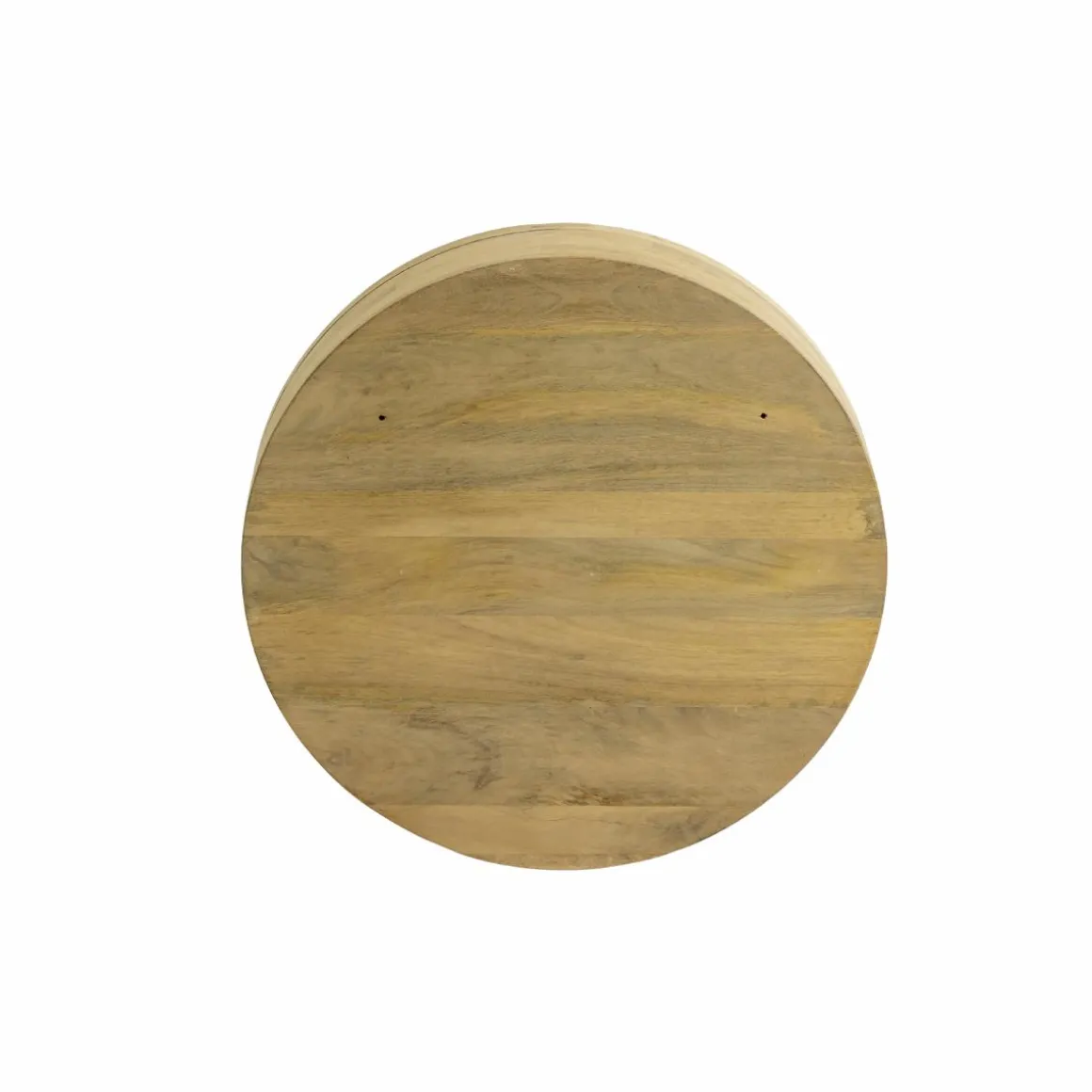 Miroir avec étagères en bois de manguier clair Juliet