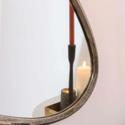 Miroir en aluminium grand modèle Beryl