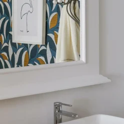 Miroir en bois de pin blanc Manel