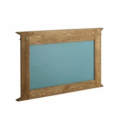 Miroir en bois de pin ciré miel Manel