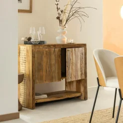 Petit buffet en bois recyclé Naël