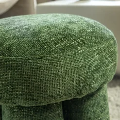 Petit tabouret en tissu Toby