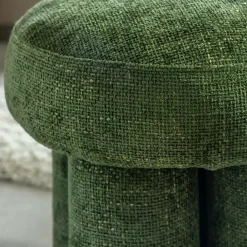 Petit tabouret en tissu Toby