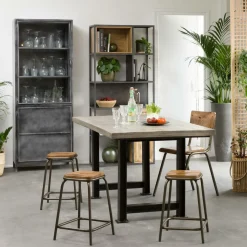 Petit vaisselier en métal Locker