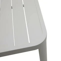 Salon de jardin en aluminium taupe Loréa