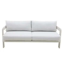 Salon de jardin en aluminium taupe Loréa