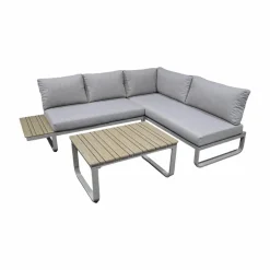 Salon de jardin en angle 4 places Persé