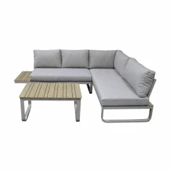 Salon de jardin en angle 4 places Persé