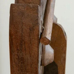 Sculpture visage en bois Liséa