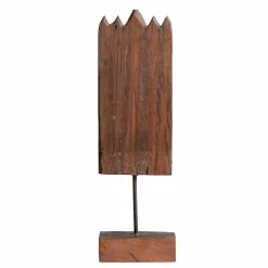 Sculpture visage en bois Liséa