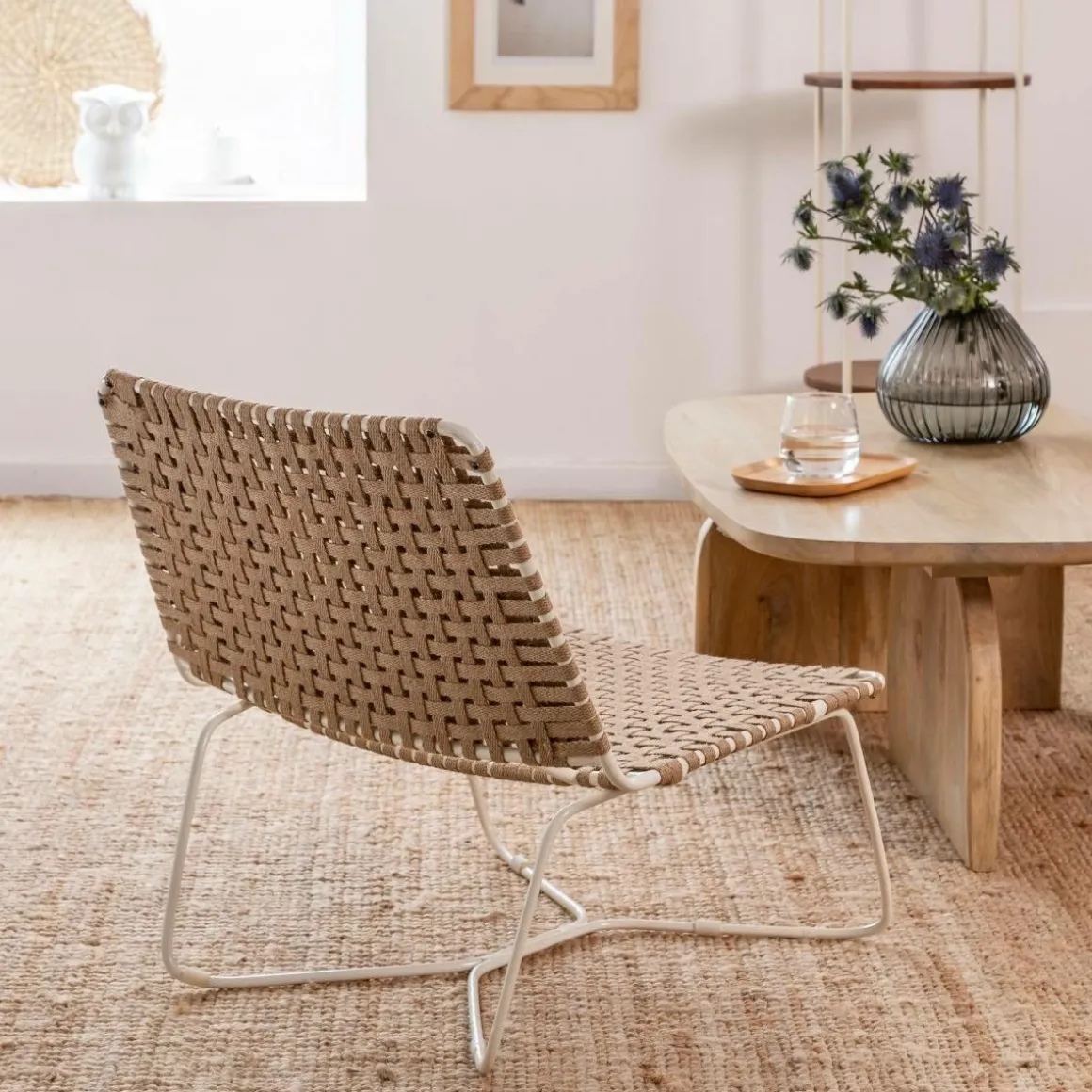 Set de 2 tables basses en bois de manguier Tom