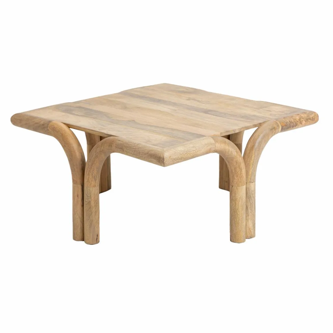 Table basse carré en bois de manguier Zola