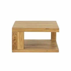 Table basse carrée en bois d'acacia Caël