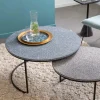 Table basse gigogne effet terrazzo Armand